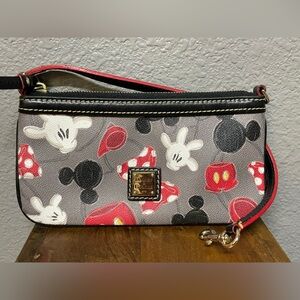 Dooney & Bourke Disney Parks Mickey Mania Large Slim Wristlet 18288F S166
